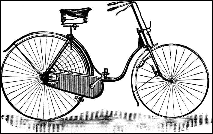 Ladies safety bike of 1889