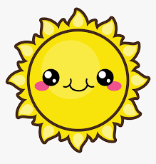 Cute Summer Sun - Clip Art Cute Sun, HD Png Download - kindpng