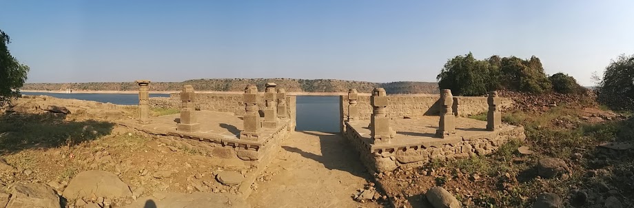 Panoramic view of the old entrance