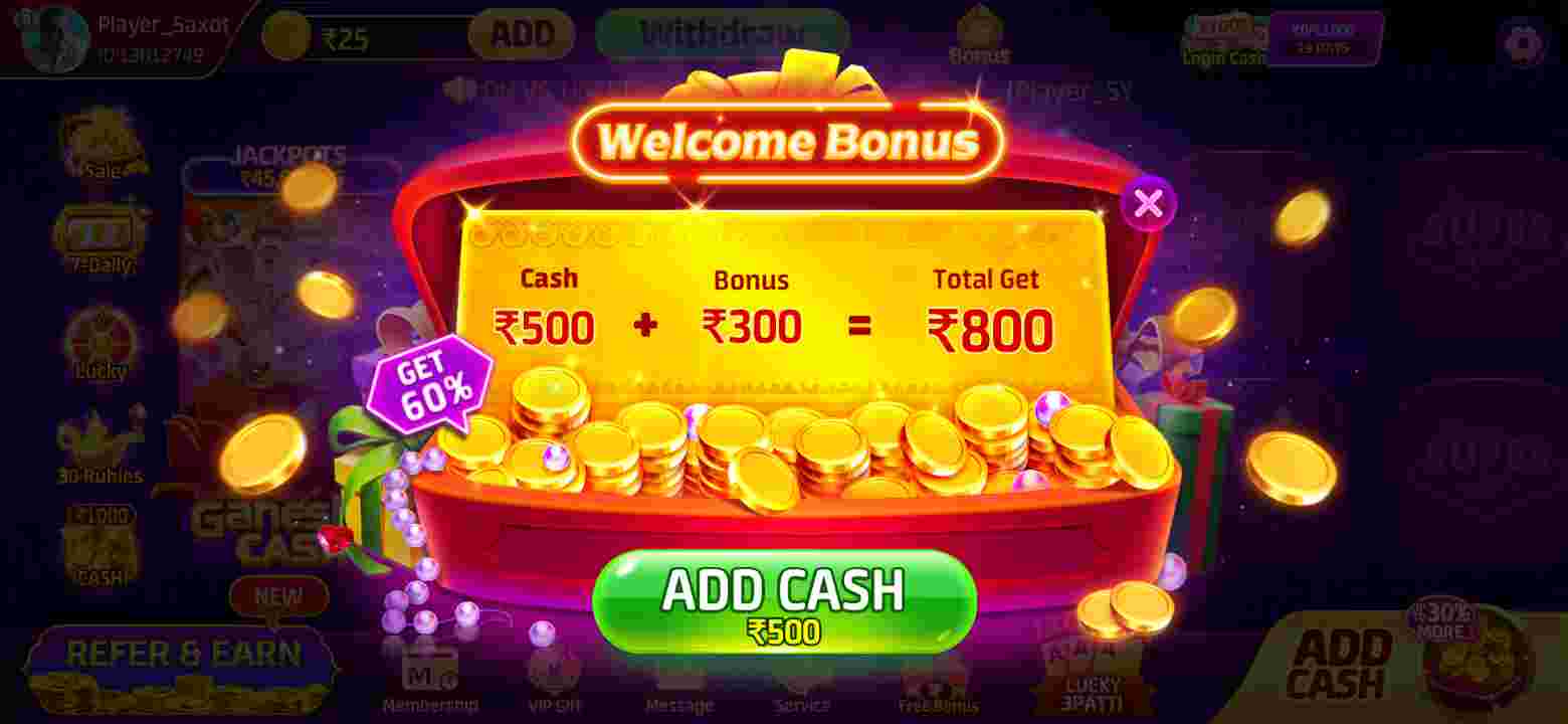 Welcome Bonus