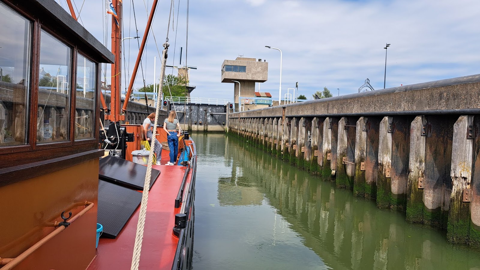 In de Buitensluis van Schiedam