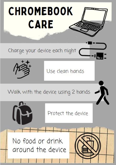 Chromebook Care & Use Guide for Parents & Students - Lewis F. Cole Middle School