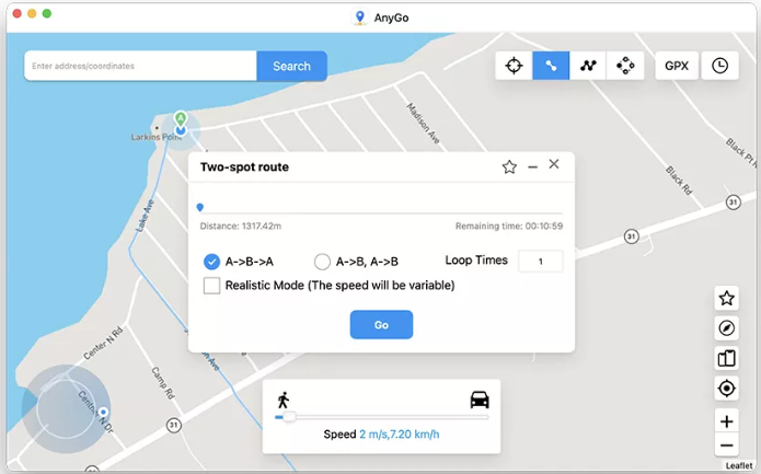 How To Fake Location On iPhone AnyGo