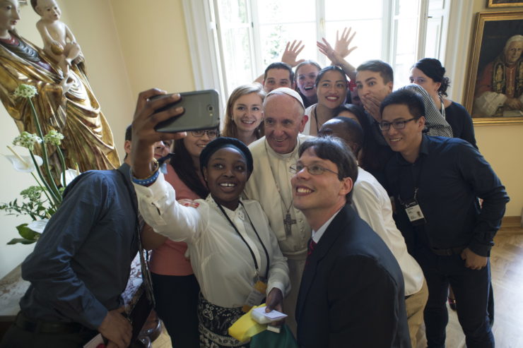 SS. Papa Francesco - Viaggio Polonia GMG-Pranzo con i giovani30-07-2016@Servizio Fotografico - L'Osservatore Romano