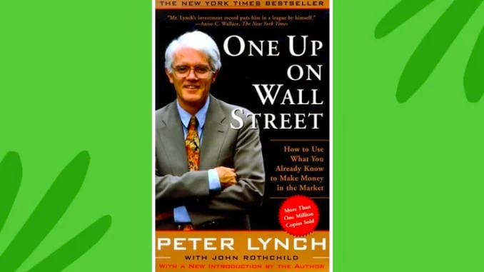 One Up on Wall Street غلاف الكتاب