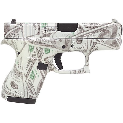 Glock 42 Glowing $100 Bills 380 ACP UI4250201BILLS
