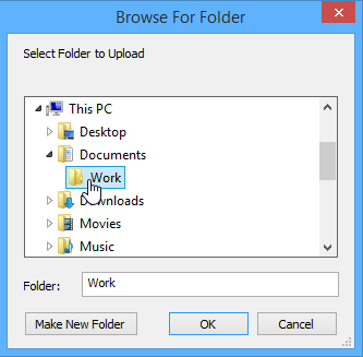 Screenshot of Google Drive