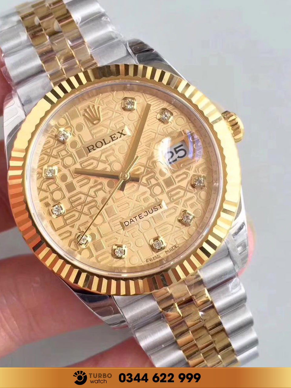 Đồng hồ ROLEX chế tác vàng nguyên khối