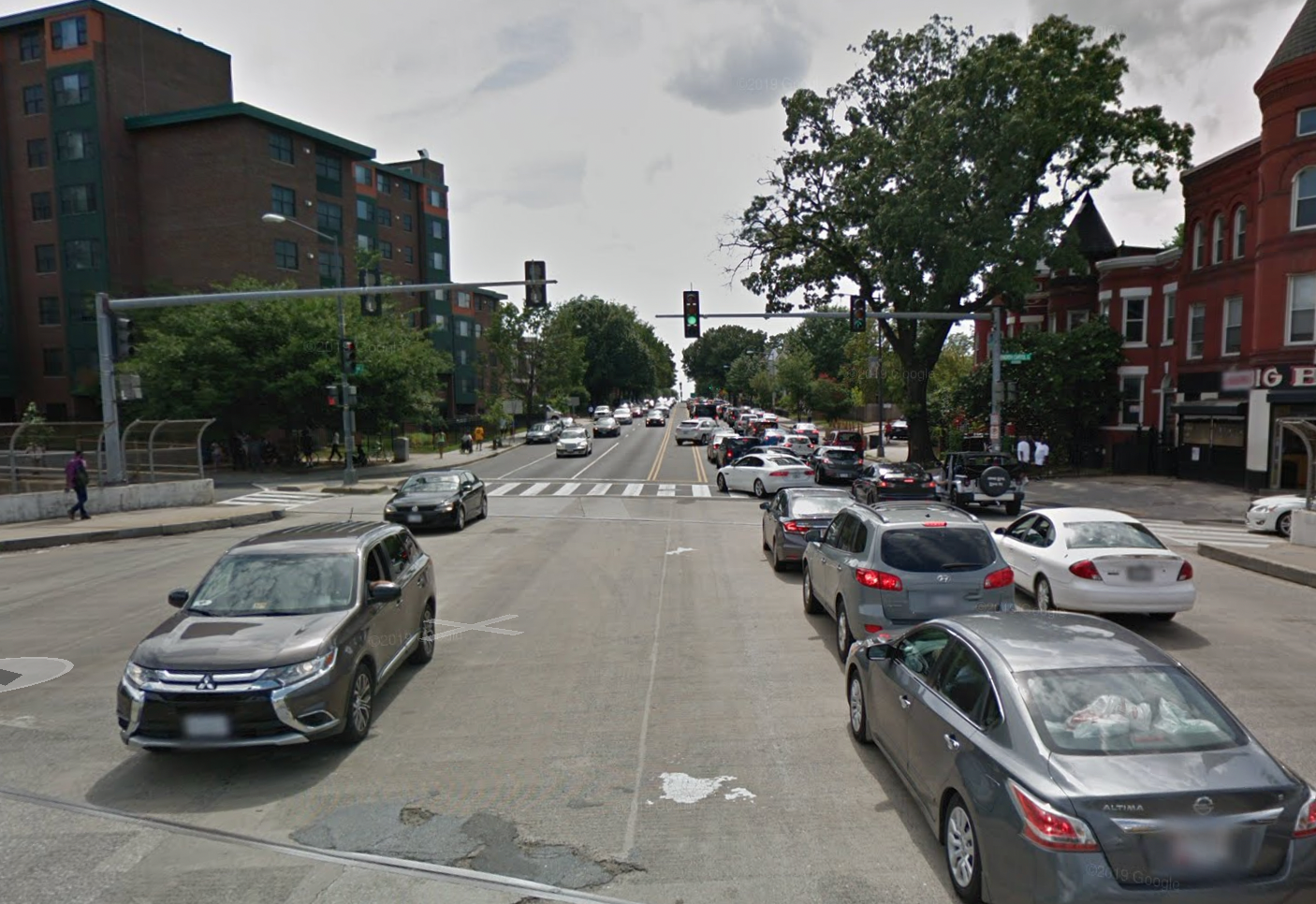 street view of North Capitol and New York Avenue from google maps