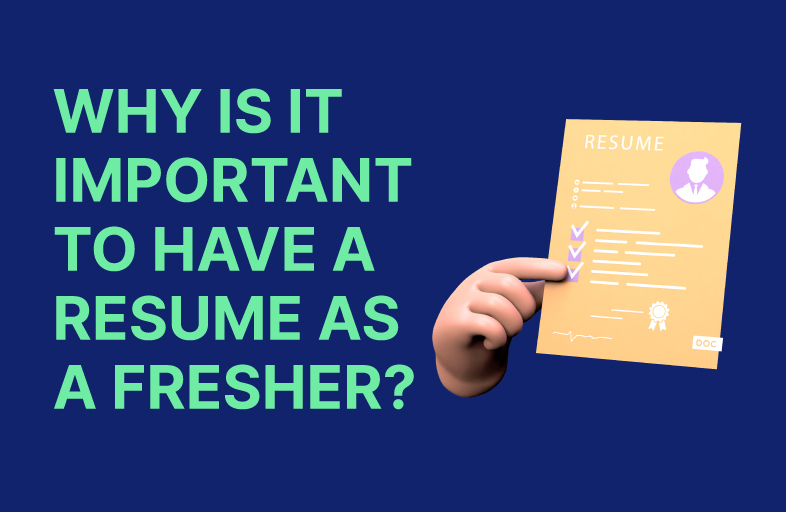 Why do freshers need a resume | Awign