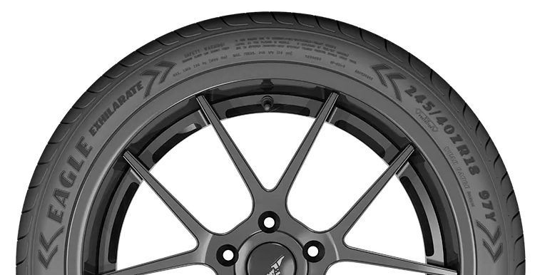 best tires for Tesla Model 3 (on a budget): Goodyear Eagle Exhilarate