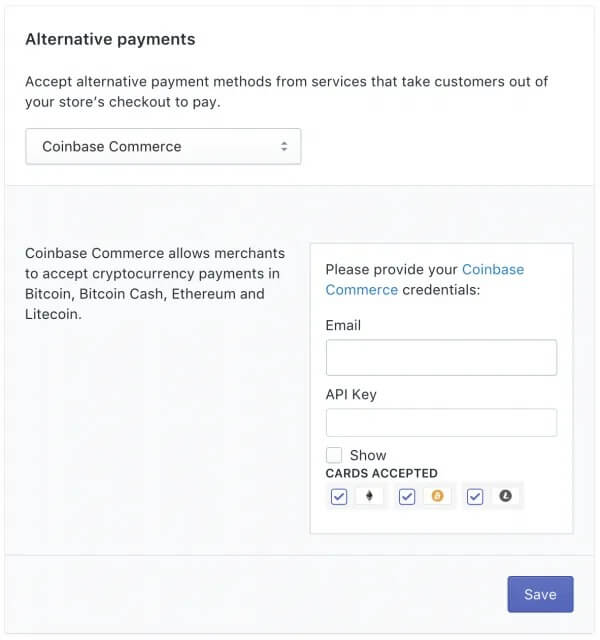 How to accept Shopify cryptocurrency payments for your Shopify stores