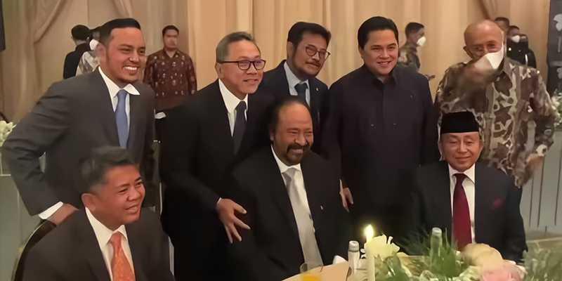 Resepsi Putri Anies Jadi Panggung Nasdem-Demokrat-PKS Siap Bersama Anies di 2024