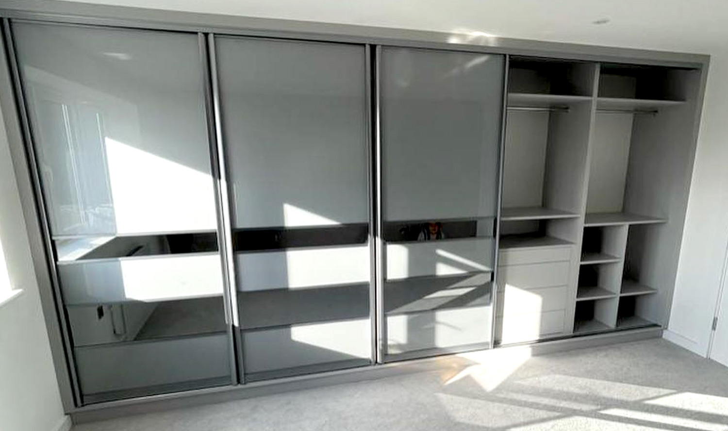 Artuz Wardrobe Mechanism provides Acrylic Sliding Wardrobe with lock and running sliding door systems that let you create sliding doors in a new dimensions
