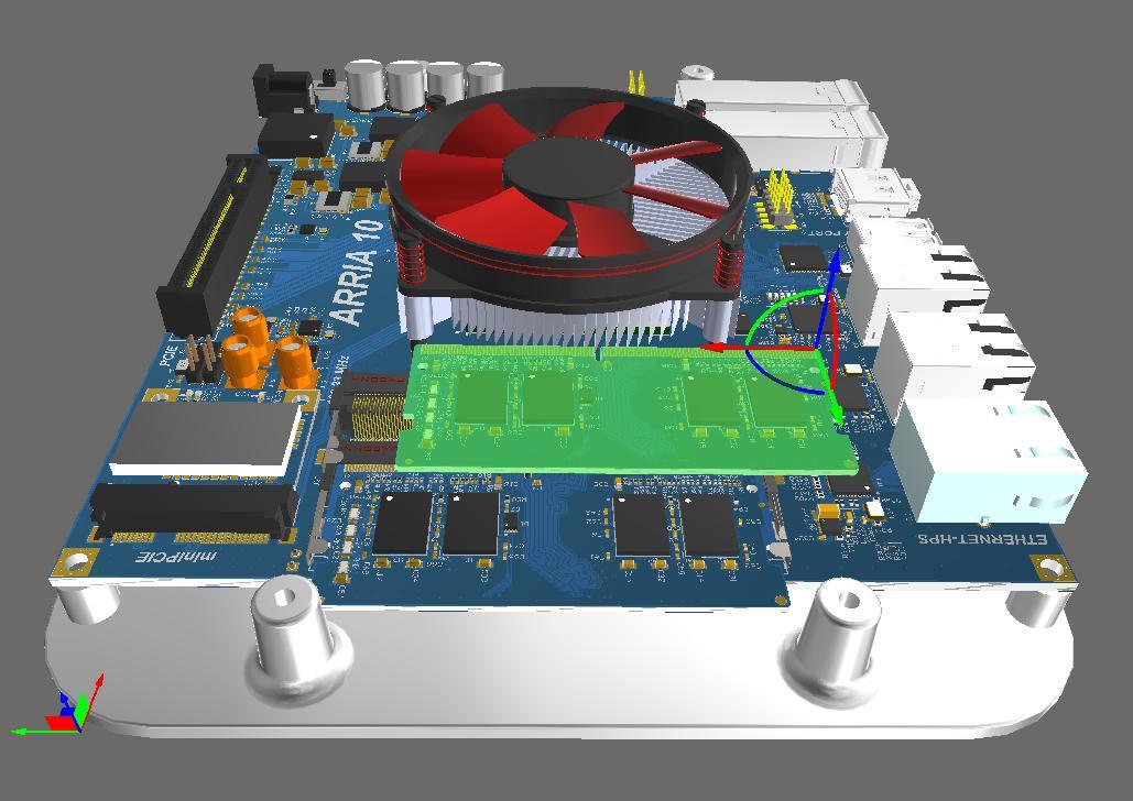 Screenshot of AD18 3D multi-assembly in 3D viewing software