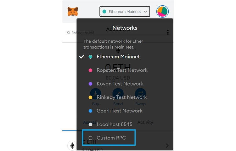 connect Metamask to PancakeSwap