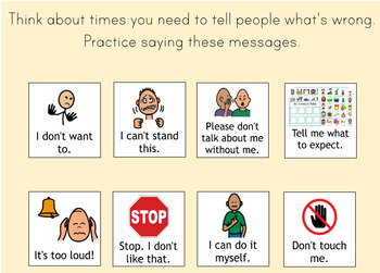 Boom Self-Advocacy Scenarios for AAC/speech (distance learning w/ audio)