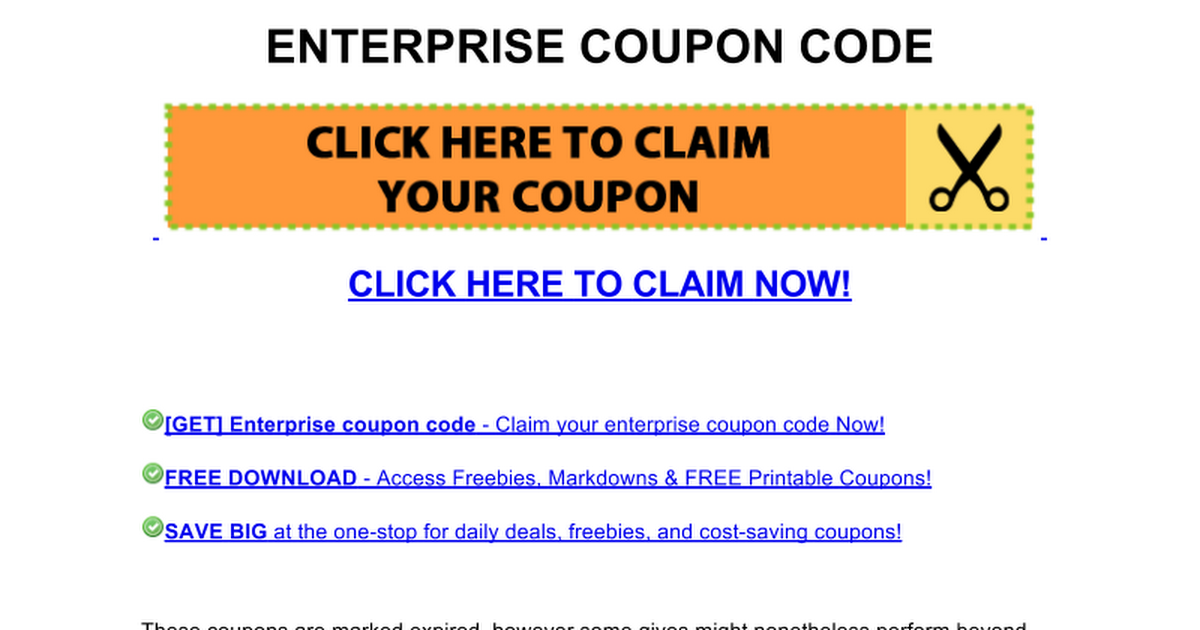 enterprise coupon code Google Docs