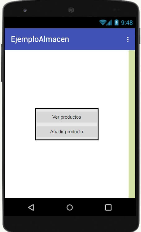 Cómo usar una hoja de cálculo de Google en App Inventor 2- Pntalla 1