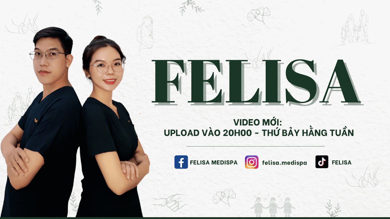 Upload video trên kênh Youtube của Felisa