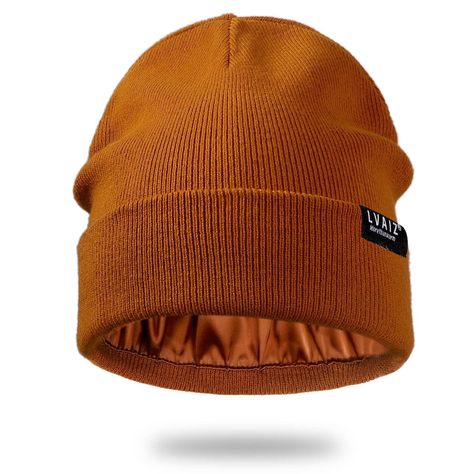 Satin Lined Winter Beanie Hats for Women