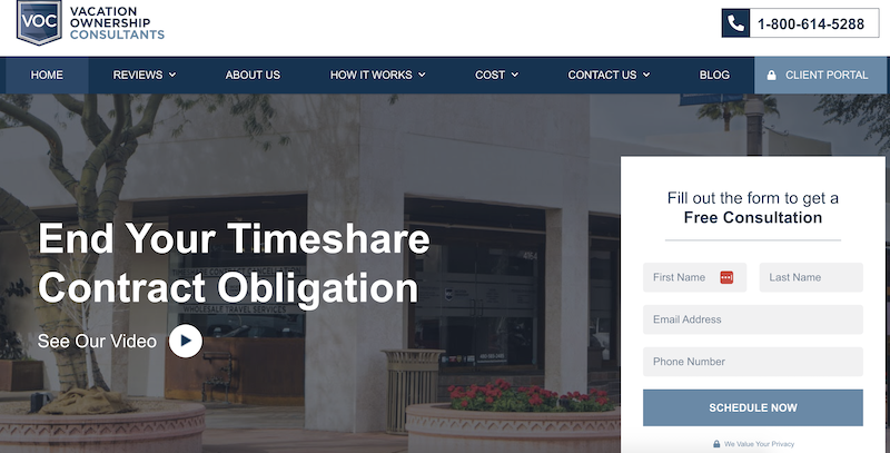 Vacation Ownership Consultants home page