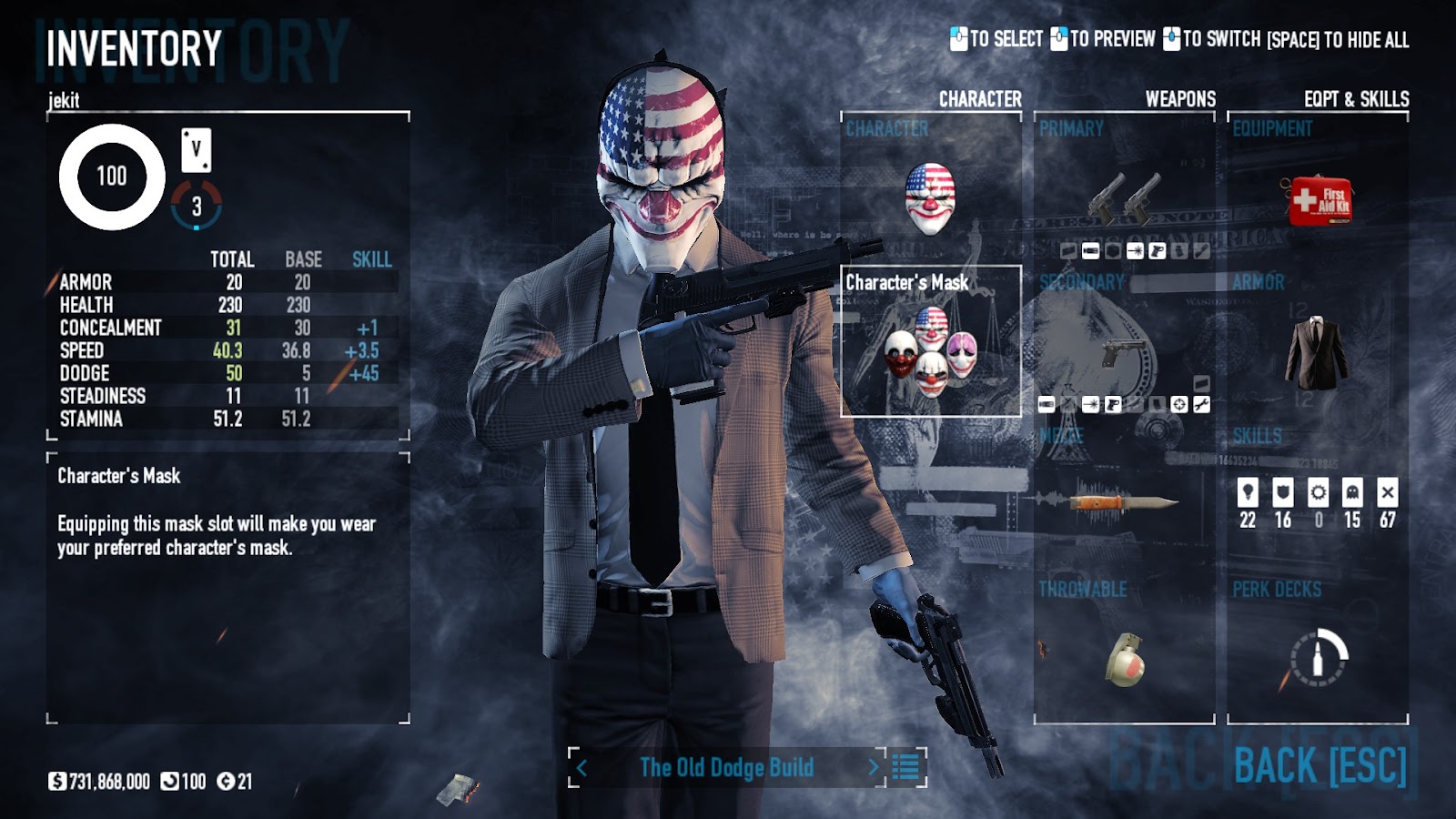 Payday 2 drag drop inventory фото 108