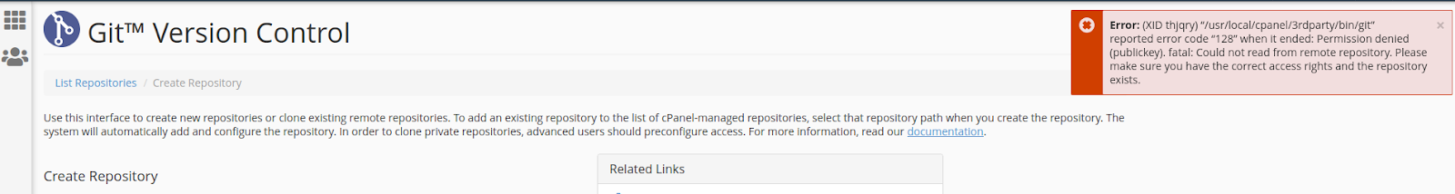 Cara Clone Private Repository GitHub di cPanel