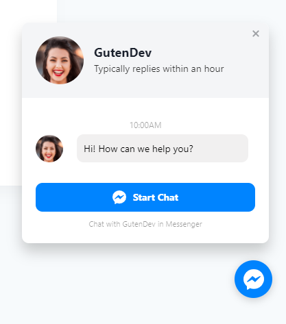 Social media plugin for business | live chat