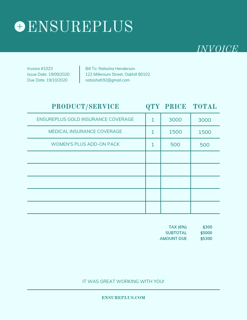 invoice