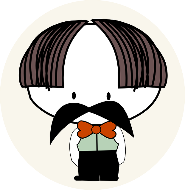 Waiter, Man, Job, Caricature,