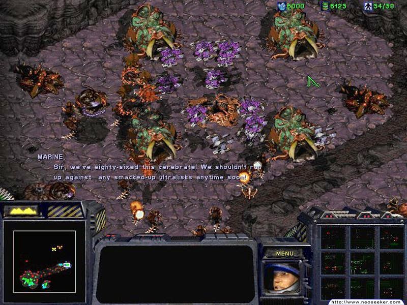 Hình ảnh trong game StarCraft (screenshot)