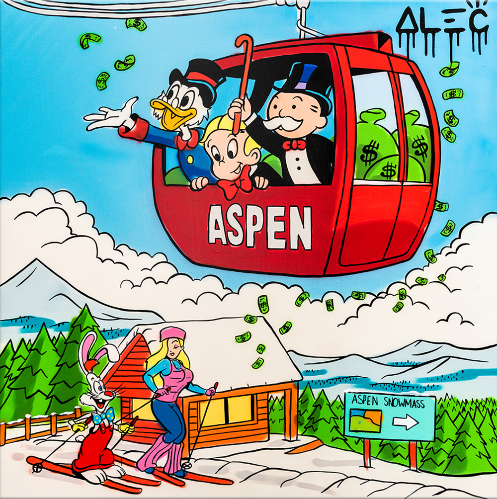 Eden Gallery - $ Team in Aspen Ski Gondola