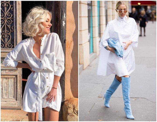 Women's oversized shirt: how to wear in 2021-2022 7