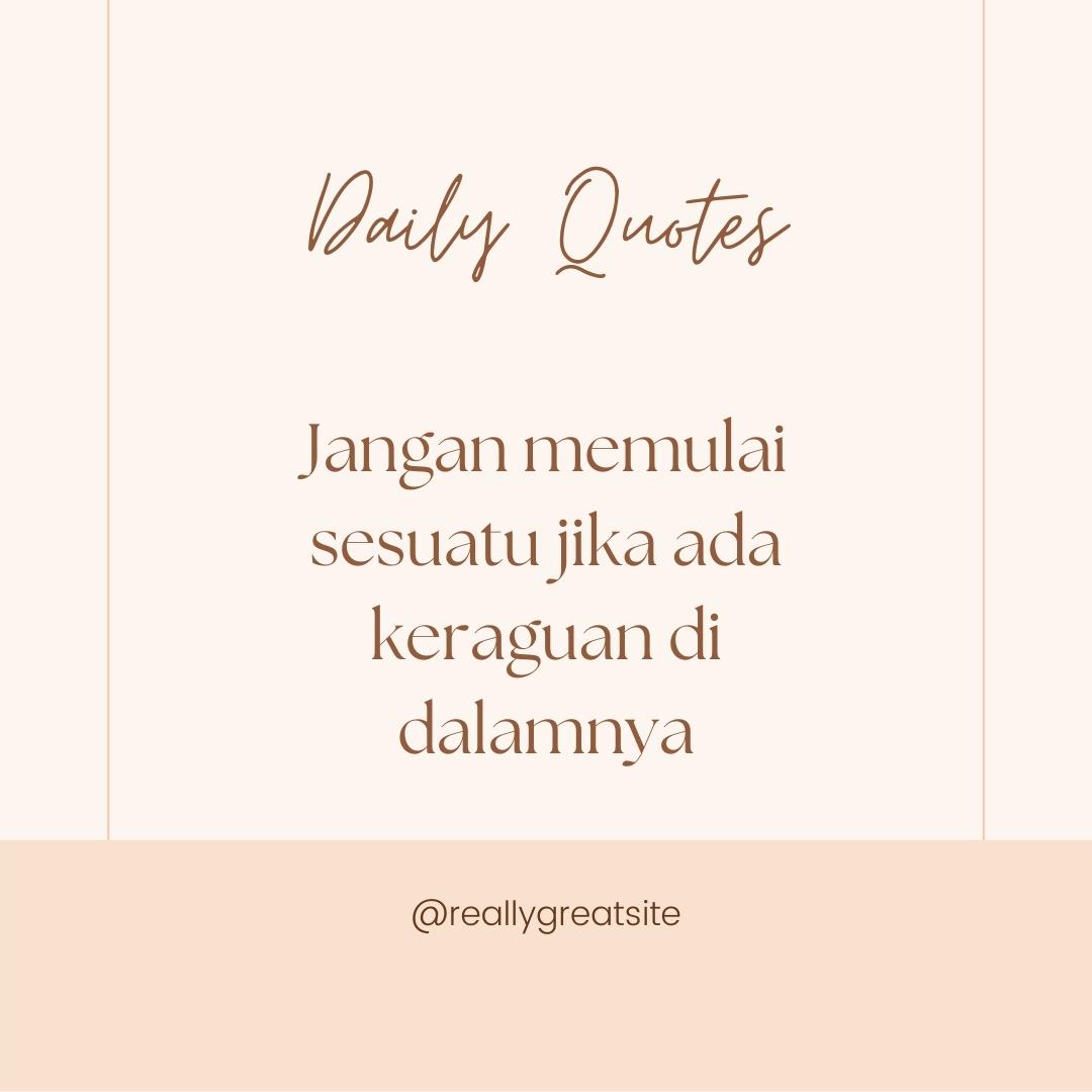 Motto Hidup Aesthetic Singkat