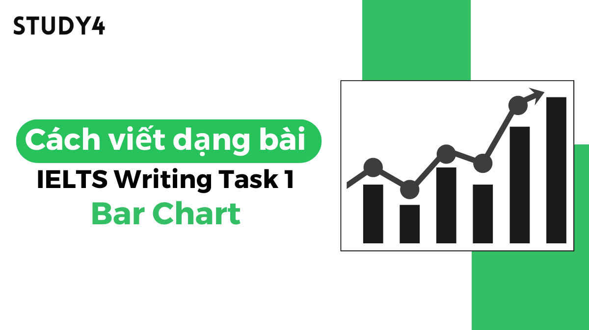 cách viết dạng bài Bar Chart IELTS Writing Task 1
