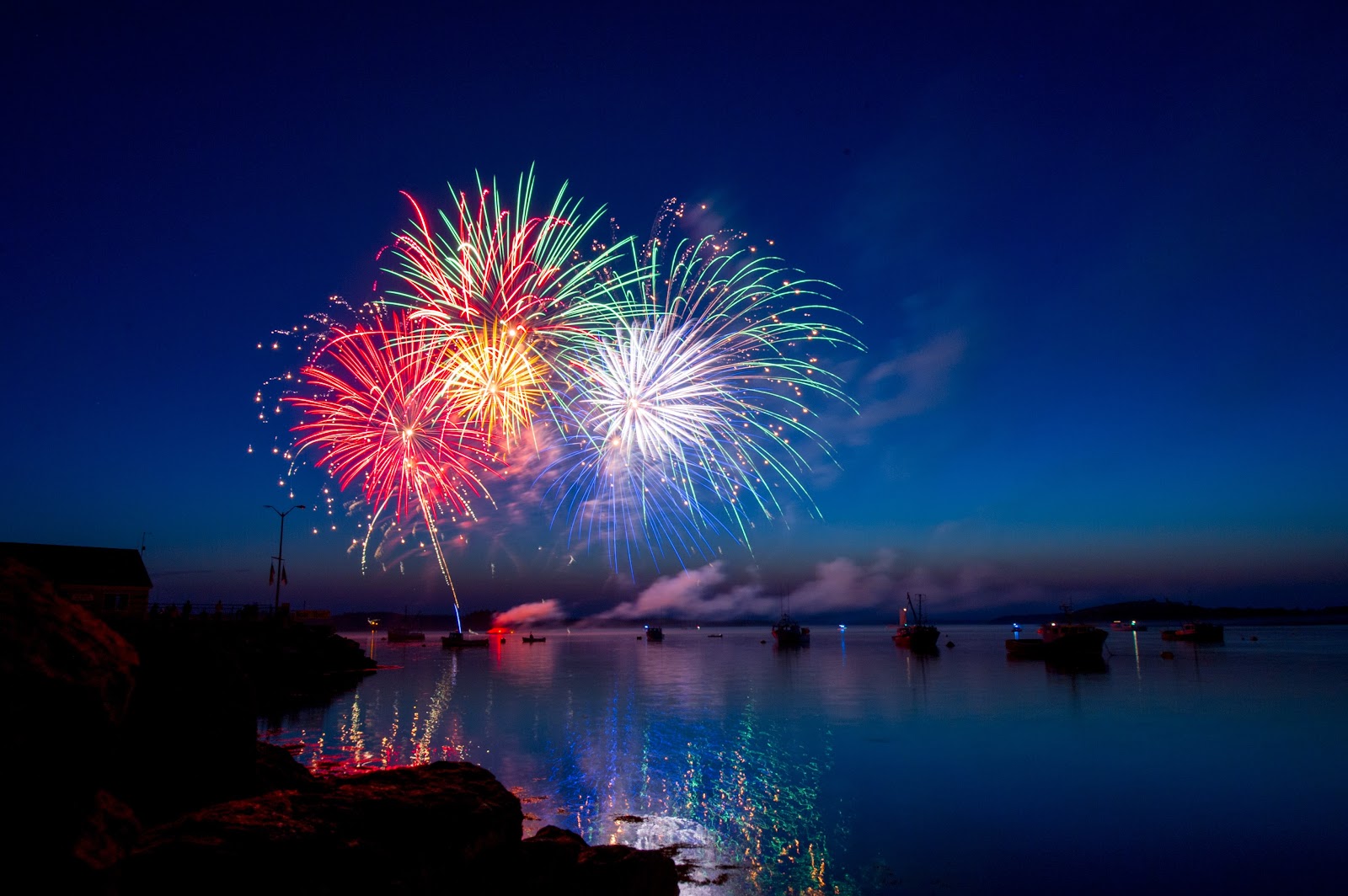 fireworks display new years eve