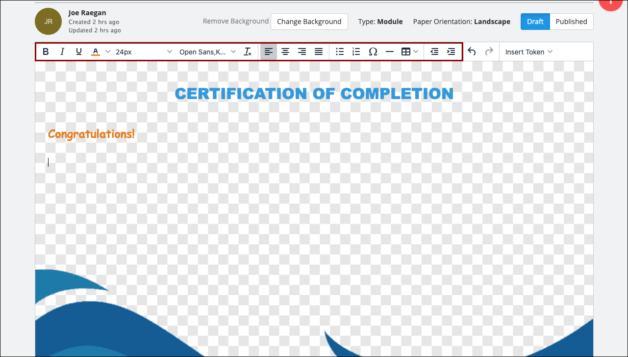 Multiple Certificate Templates