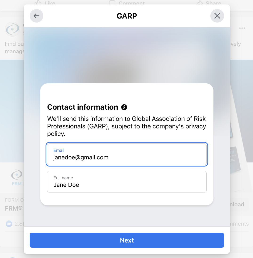 GARP contact information