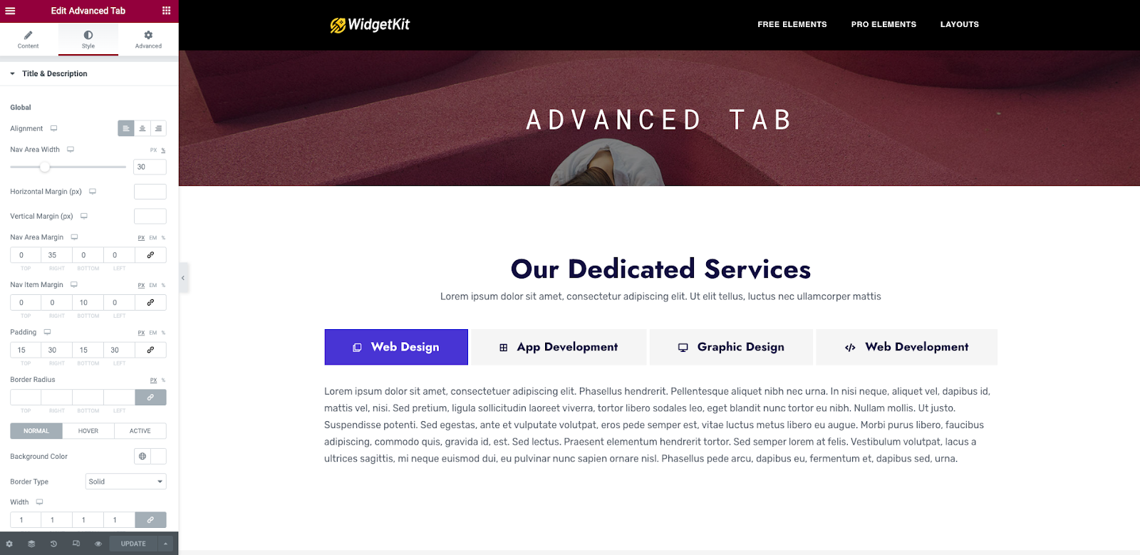 Introducing Advanced Tab for WidgetKit to Present Your Content in an Organized Way 2
