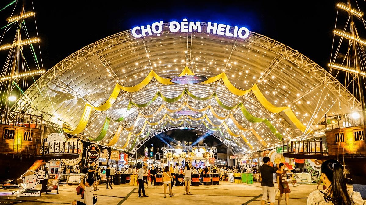 Chợ đêm Helio là nơi bày bán nhiều món ăn ngon đến từ các quốc gia khác nhau tại châu Á (Nguồn: Internet)