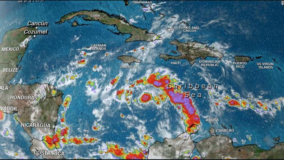Tropical Storm Eta forms in the Caribbean and ties for ...
