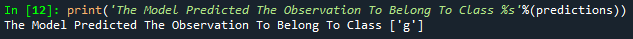 12 model predicted logistic regression