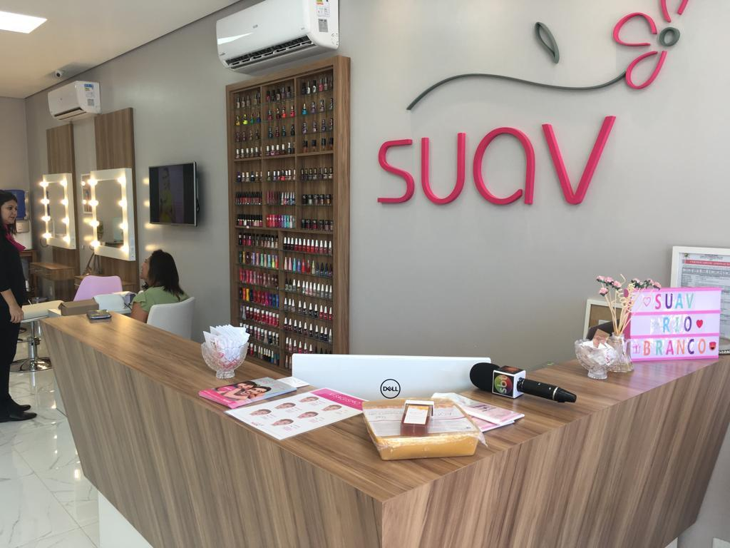 A Suav é uma rede especialista em depilação, esmalteria e designer de sobrancelhas. 