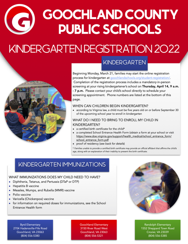 Kindergarten Registration 2022