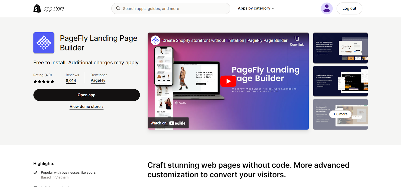PageFly: Design & Build Impressive Web Pages