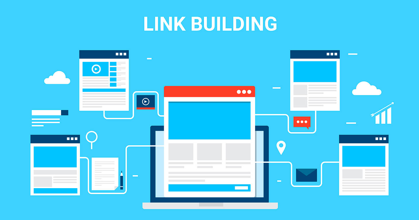 Link building connects content from internal or external websites