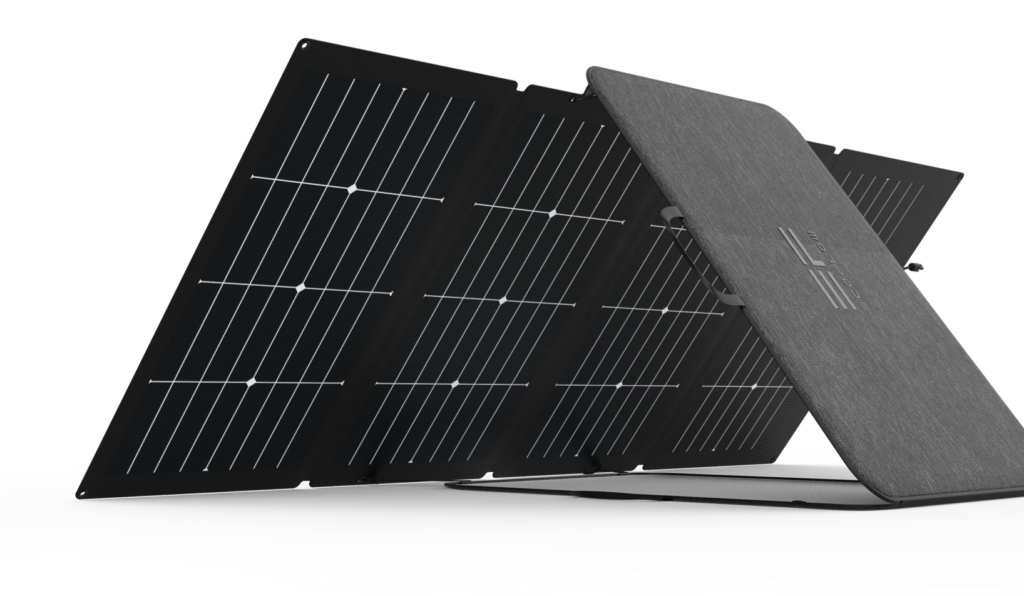 bifacial solar panel render