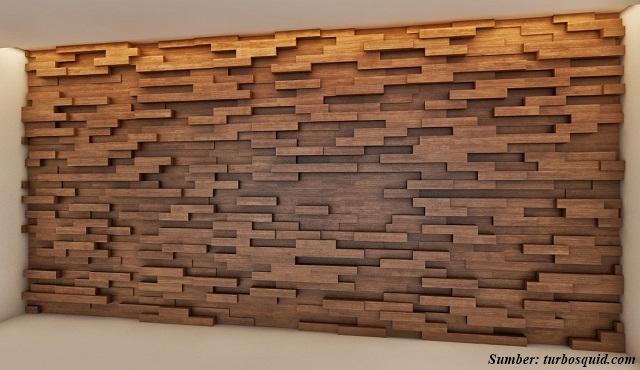 panel dinding kayu