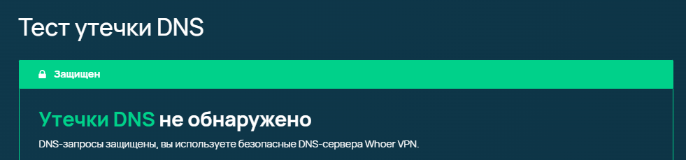 тест днс